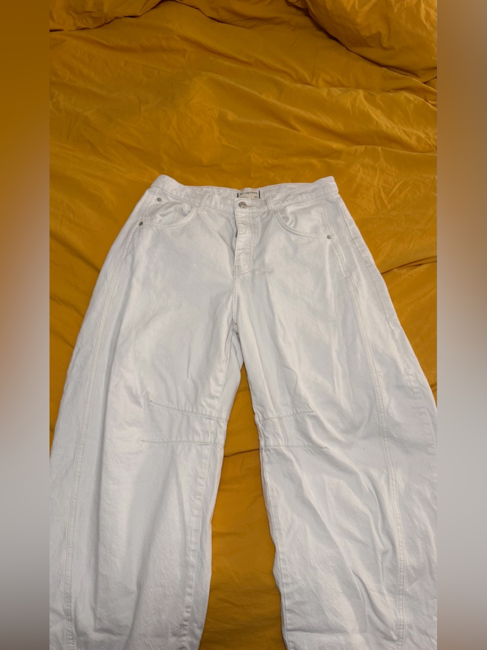 Free people barrel jeans